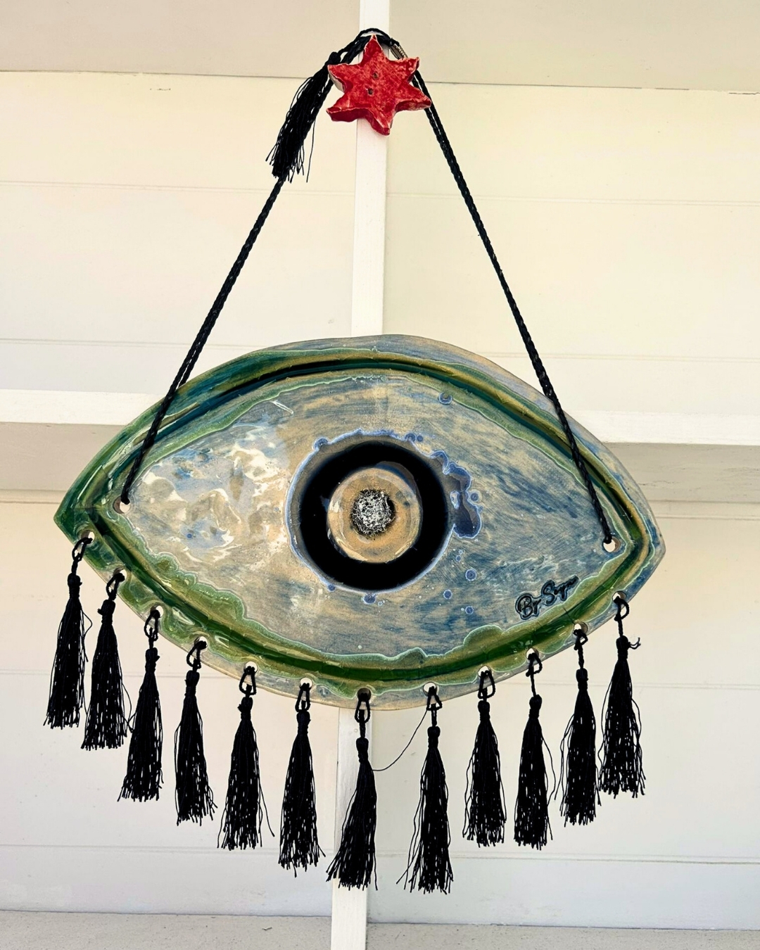 Büyük seramik nazar formu