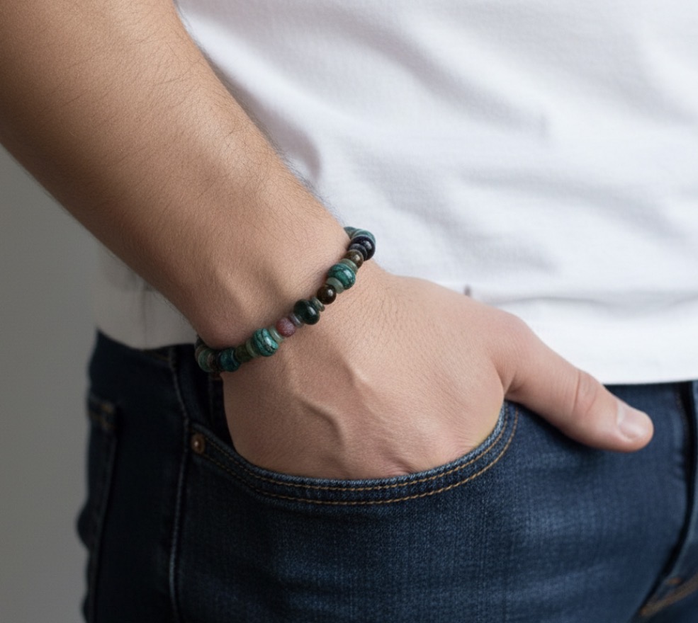 By Seyn el yapımı takı koleksiyonu - Safir Murano Dokunuşu